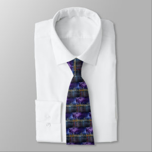 Spacey Chicago Skyline Tie