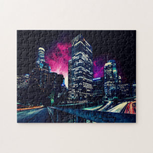 Spacey Los Angeles Jigsaw Puzzle