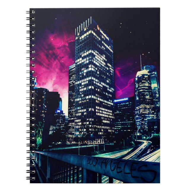 Spacey Los Angeles Notebook (Front)