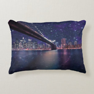 Spacey Manhattan Skyline Decorative Cushion