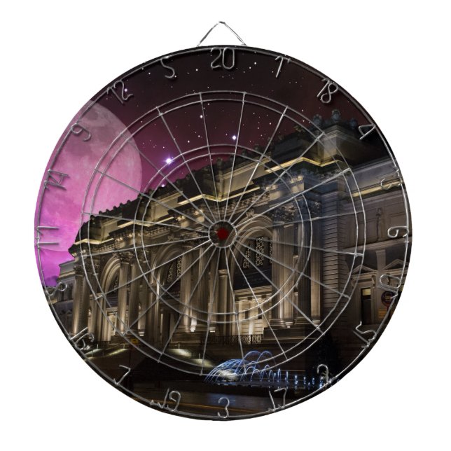 Spacey Metropolitan Museum Dartboard (Front)