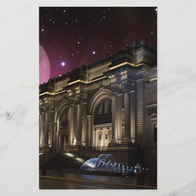 Spacey Metropolitan Museum Stationery (Front)