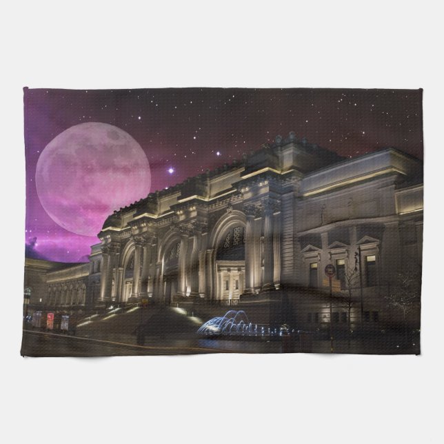 Spacey Metropolitan Museum Tea Towel (Horizontal)