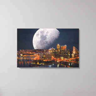 Spacey Pittsburgh Canvas Print