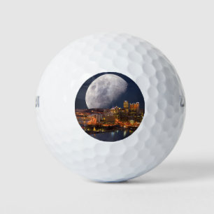 Spacey Pittsburgh Golf Balls