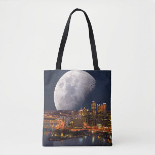 Spacey Pittsburgh Tote Bag