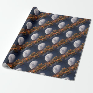 Spacey Pittsburgh Wrapping Paper