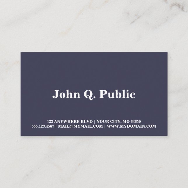 Spacey Seattle Business Card (Front)