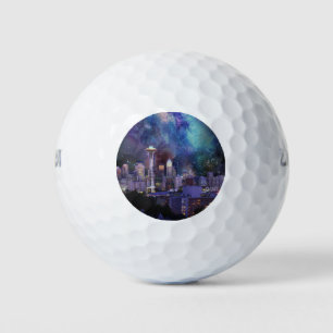 Spacey Seattle Golf Balls