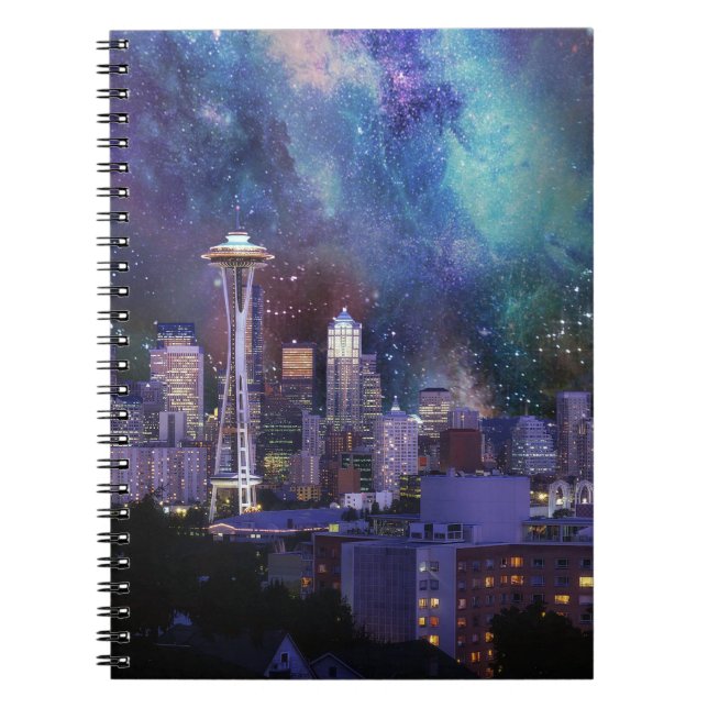 Spacey Seattle Notebook (Front)