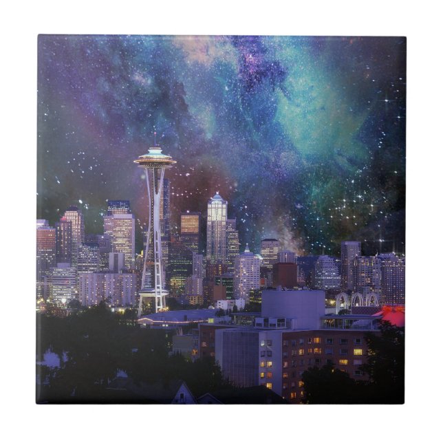 Spacey Seattle Tile (Front)