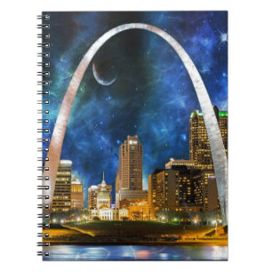 Spacey St. Louis Skyline Notebook