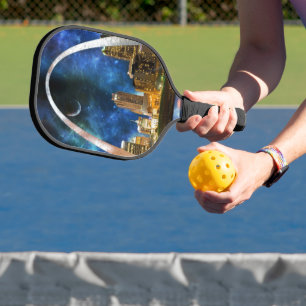 Spacey St. Louis Skyline Pickleball Paddle