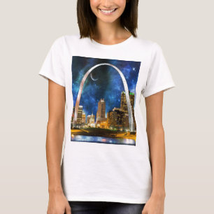 Spacey St. Louis Skyline T-Shirt