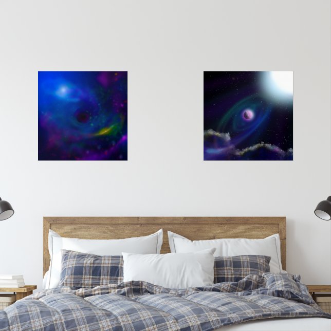 Spacial Fantasies Planets on Fire (Bedroom)