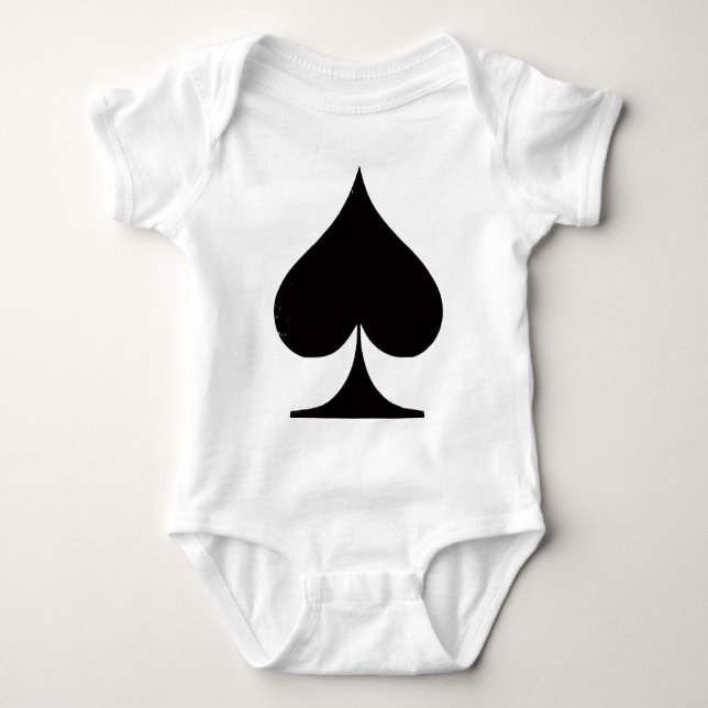 Spade Baby Bodysuit (Front)