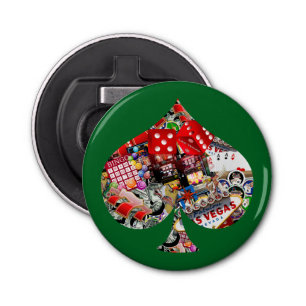 Spade - Las Vegas Playing Card Shape Bottle Opener