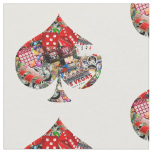 Spade - Las Vegas Playing Card Shape Fabric