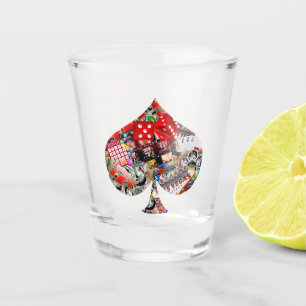 Spade Playing Card Shape * Gamblers Delight Shot Glass