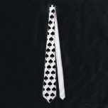 Spade Symbol Tie<br><div class="desc">Simple black and white spade symbol for poker fans.</div>