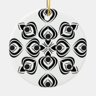Spades Ceramic Tree Decoration