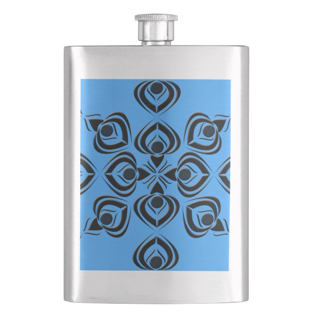 Spades Hip Flask (Front)