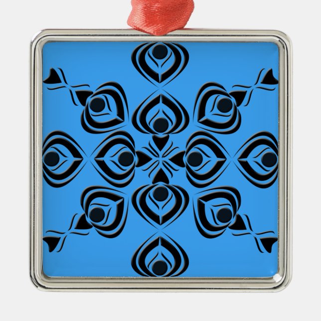 Spades Metal Tree Decoration (Front)