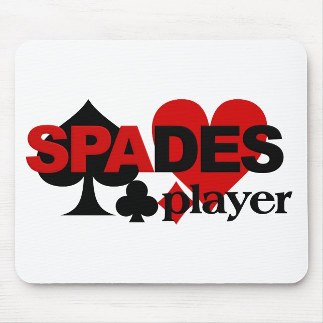 Spades Player mousepad (Front)