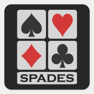 Spades stickers