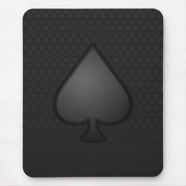Spades Symbol Mousepad (Front)
