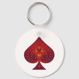 Spades Symbol: Vector Artwork: Key Ring