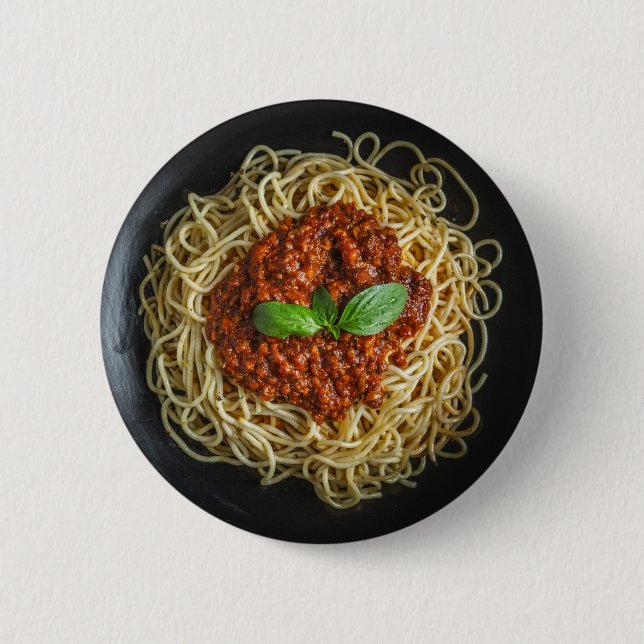 Spaghetti 6 Cm Round Badge (Front)