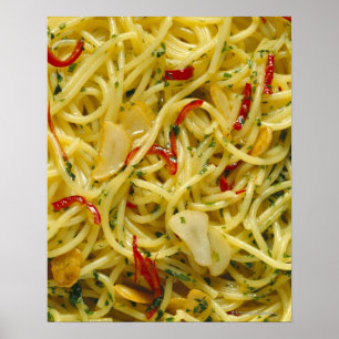 Spaghetti Aglio; Olio and Peperoncino Poster