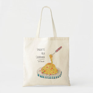 Spaghetti Alla Carbonara Tote Bag