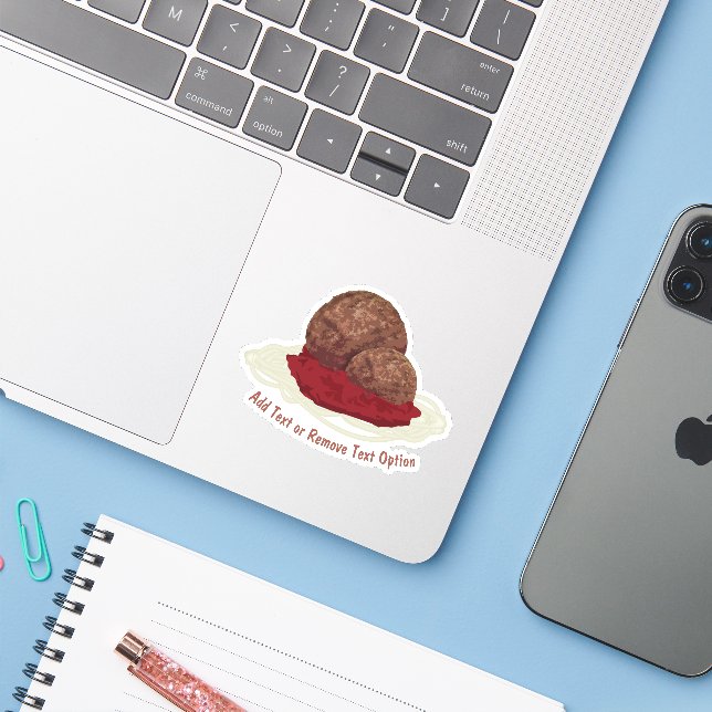 Spaghetti and Meatballs (Laptop w/ iPhone)