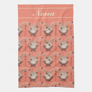 Spaghetti and Meatballs Kitchen Towel for Food Lov