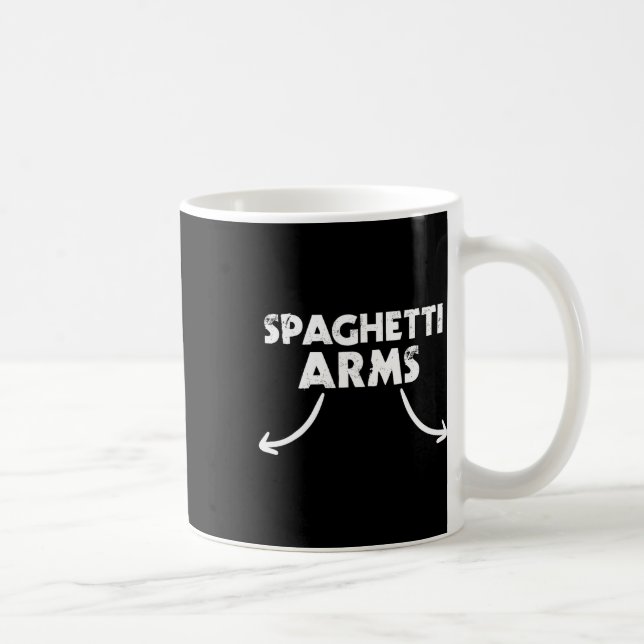 Spaghetti Arms Lifting Gym  Coffee Mug (Right)