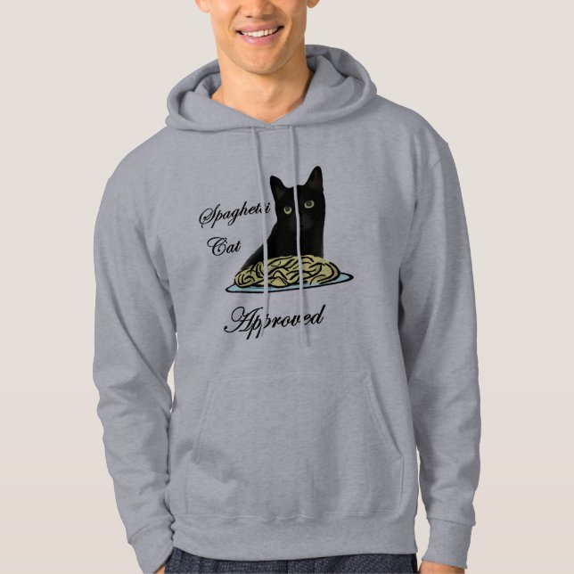 Spaghetti Cat Approved Hoodie (Front)