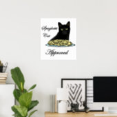 Spaghetti Cat Approved Poster (Home Office)