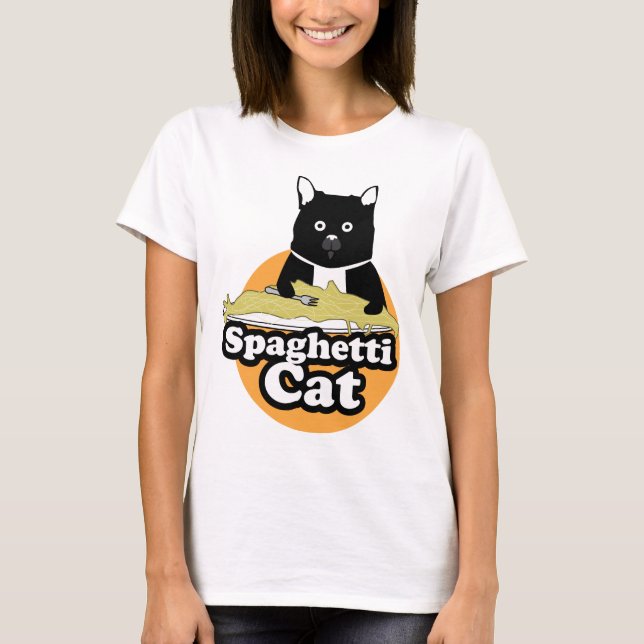 Spaghetti Cat T-Shirt (Front)