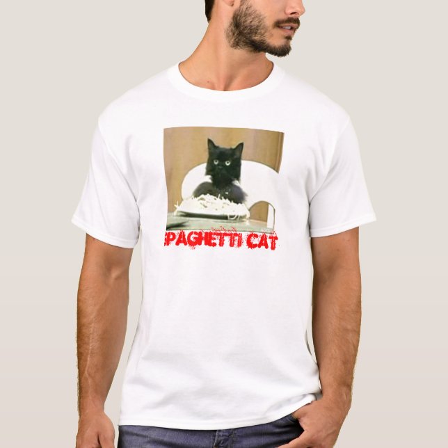 SPAGHETTI CAT T-shirt (Front)