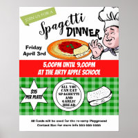 spaghetti dinner, Italian food school fundraiser