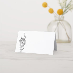 Spaghetti Dinner  Place Card