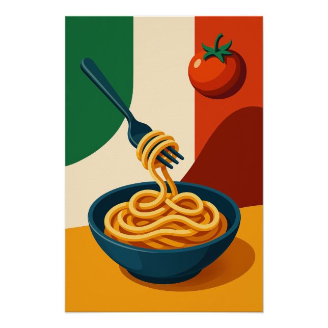 Spaghetti - Flavors of Italy Poster (Front)