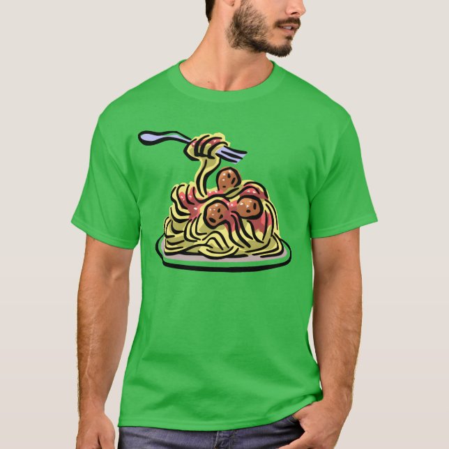 spaghetti friends T-Shirt (Front)