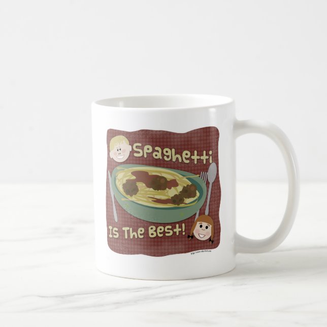 Spaghetti is the Best! Coffee Mug (Right)