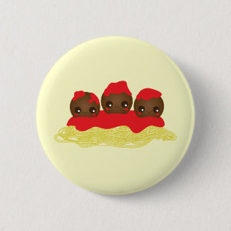 Spaghetti & Meatballs 6 Cm Round Badge