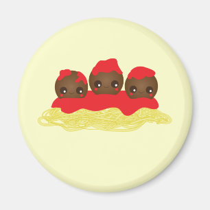 Spaghetti & Meatballs Magnet