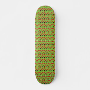 Spaghetti Meatballs Romantic Date Pattern Skateboard