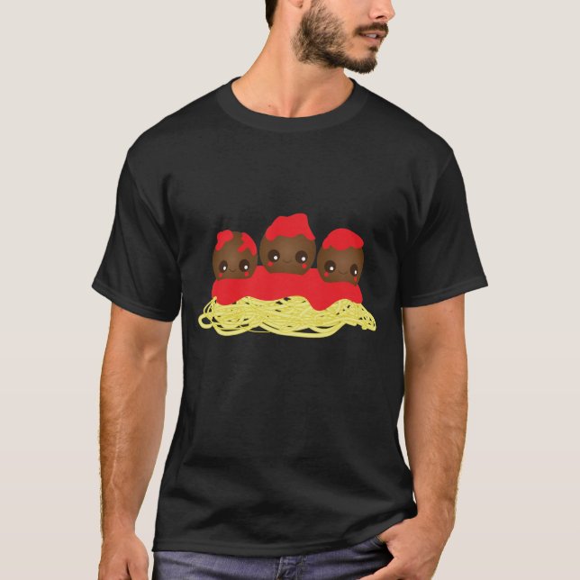 Spaghetti & Meatballs T-Shirt (Front)